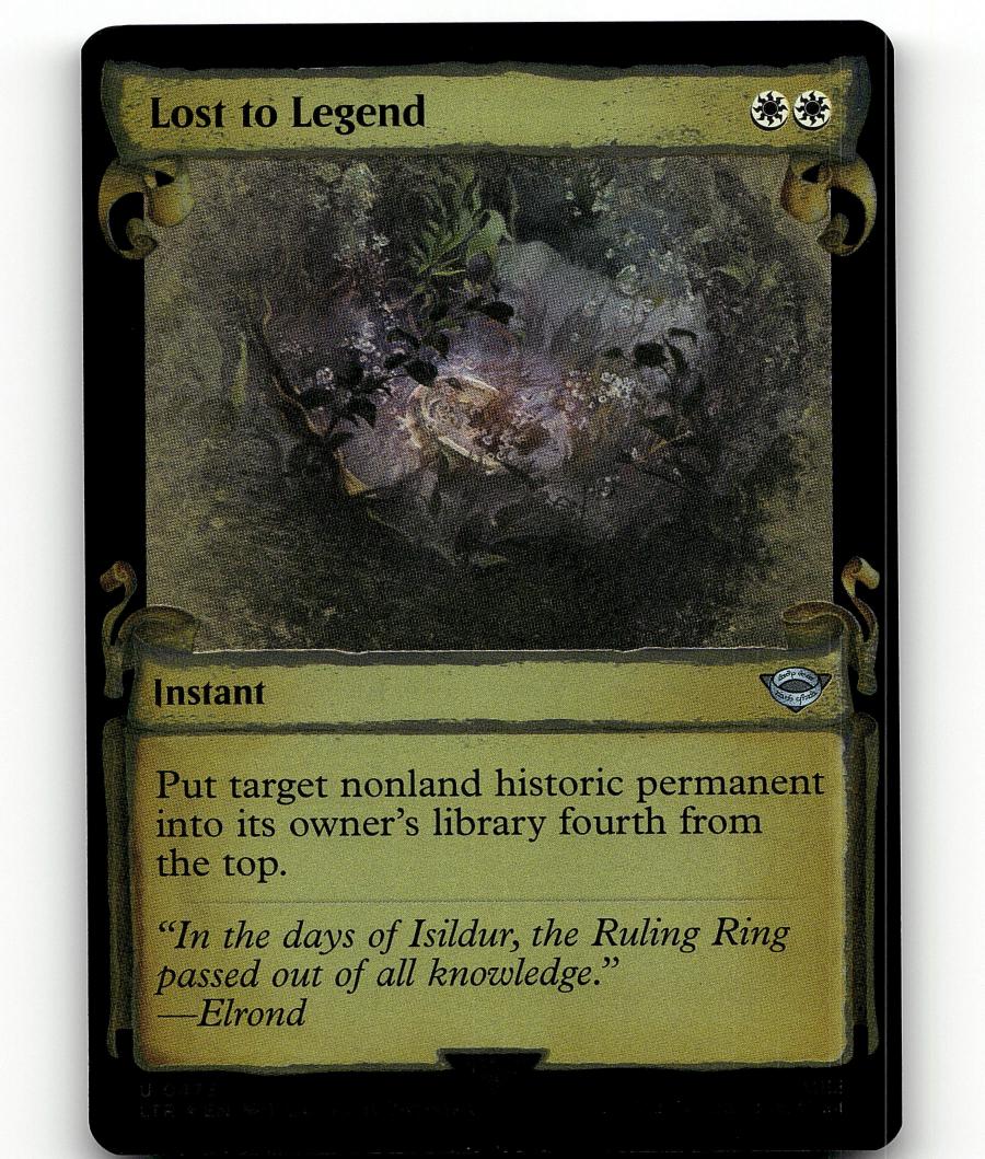 Lost to Legend #473 Magic Lord of the Rings
