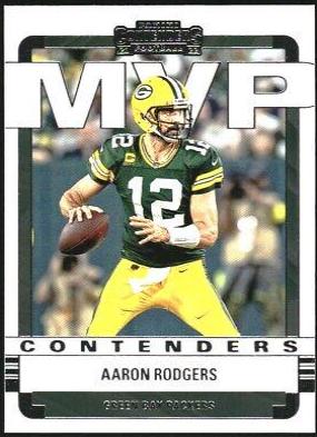 Aaron Rodgers #MVP-ARO Football Cards 2022 Panini Contenders MVP