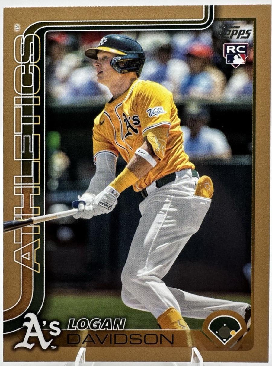 Logan Davidson [Gold Border] #US213 Prices [Rookie] | 2025 Topps Update ...