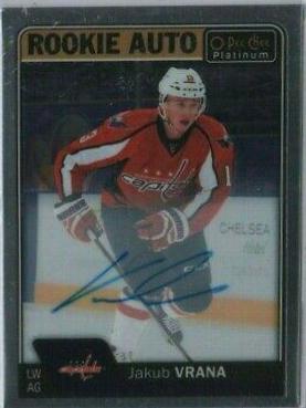 Jakub Vrana #R-VR 2016 O Pee Chee Platinum Rookie Autographs Hockey