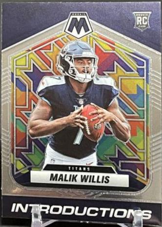 Malik Willis #I-3 Football Cards 2022 Panini Mosaic Introductions