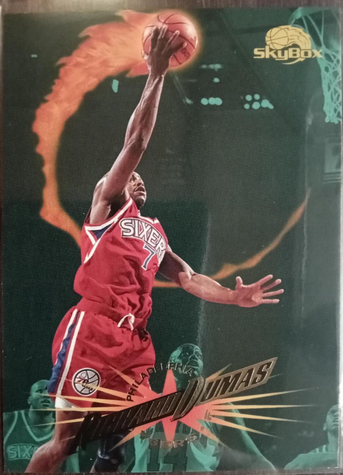 Richard Dumas #193 Basketball Cards 1995 Skybox Premium