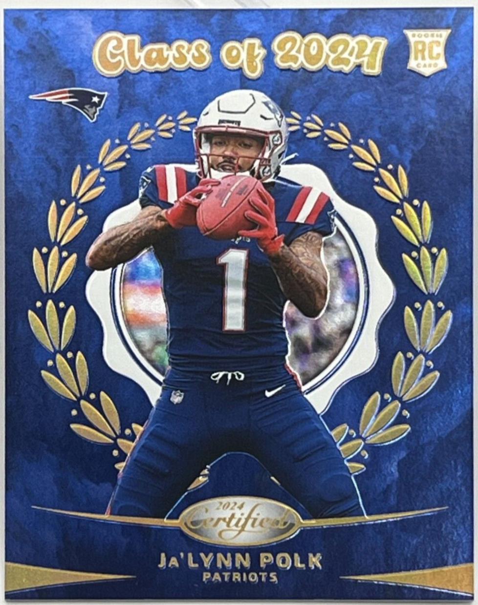 Ja'Lynn Polk #COF-JPK Football Cards 2024 Panini Certified Class of 2024