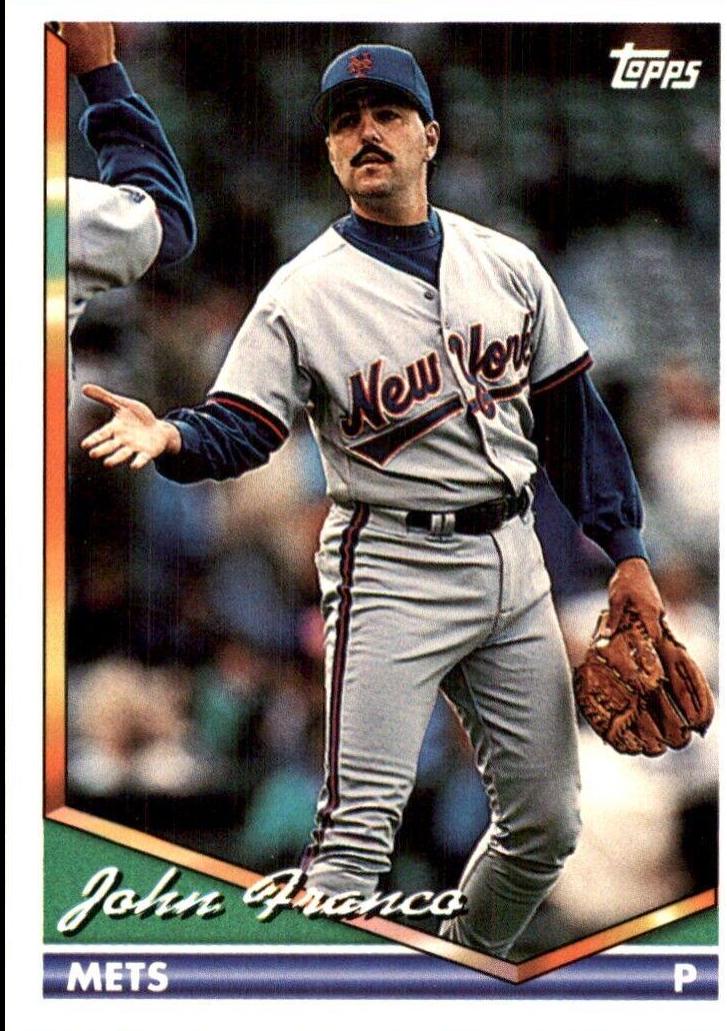 John Franco #481 Baseball Cards 1994 Topps Bilingual
