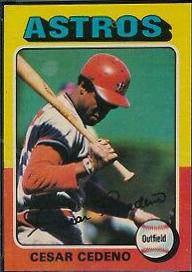 Cesar Cedeno #590 Baseball Cards 1975 Topps