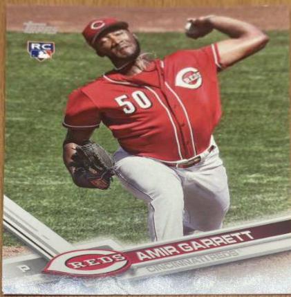 Amir Garrett #539 Baseball Cards 2017 Topps