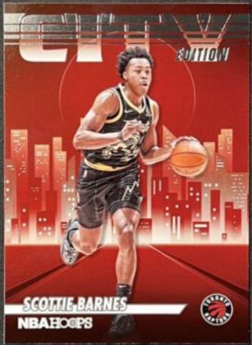 Scottie Barnes #5 Basketball Cards 2022 Panini Hoops City Edition