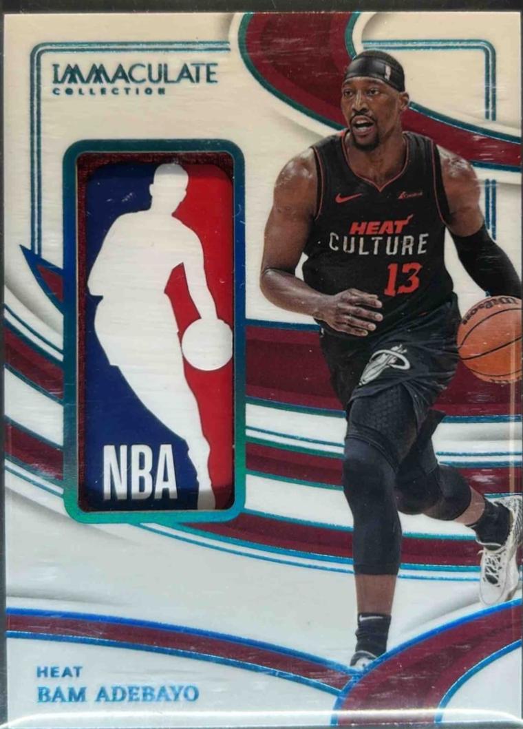 Bam Adebayo #3 2023 Panini Immaculate Logoman Basketball