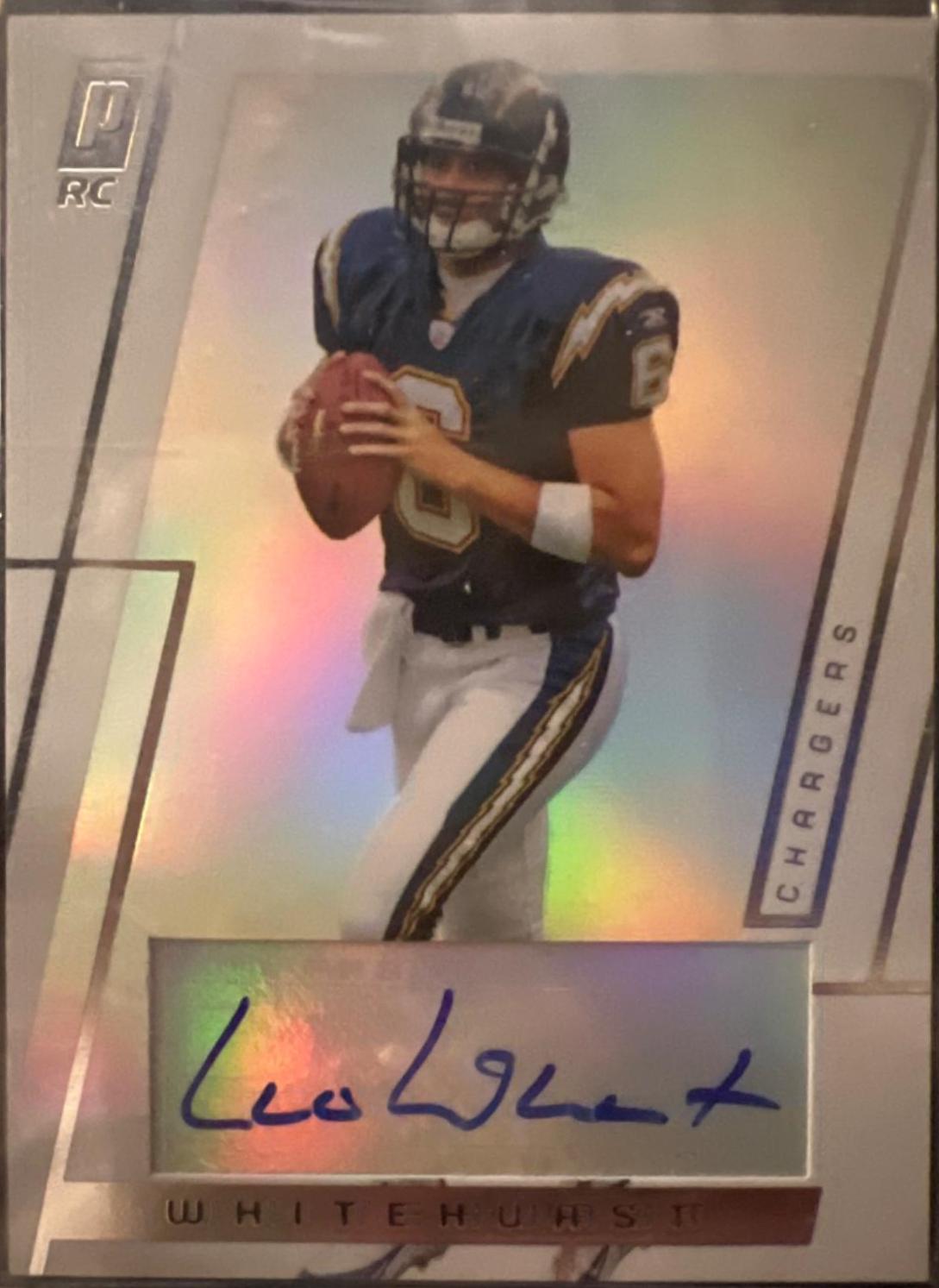 Charlie Whitehurst #73 Football Cards 2006 Topps Paradigm Autographs
