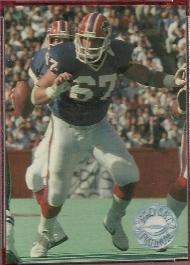 Kent Hull #7 Football Cards 1991 Pro Set Platinum