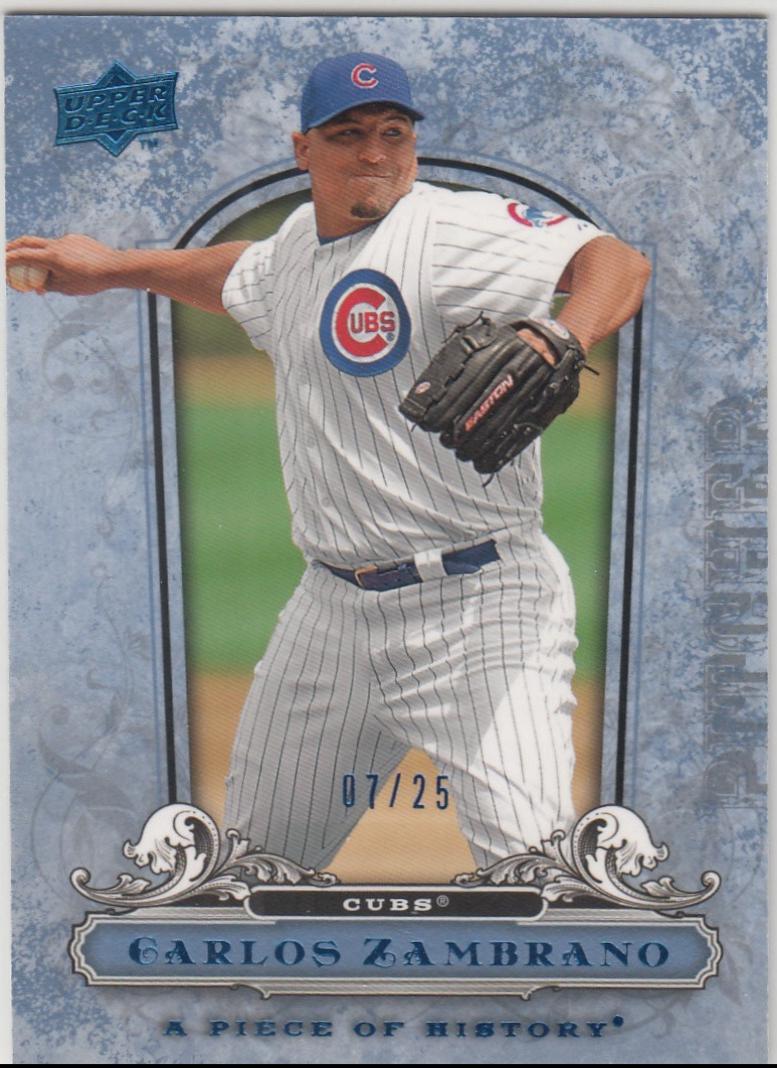 Carlos Zambrano #23 2008 Upper Deck Piece Of History Baseball