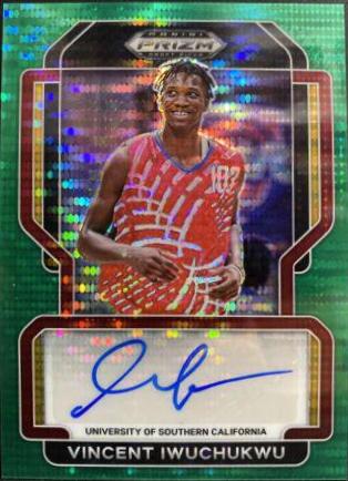 Vincent Iwuchukwu #FS-VIW 2022 Panini Prizm Draft Picks Basketball Freshman Signatures