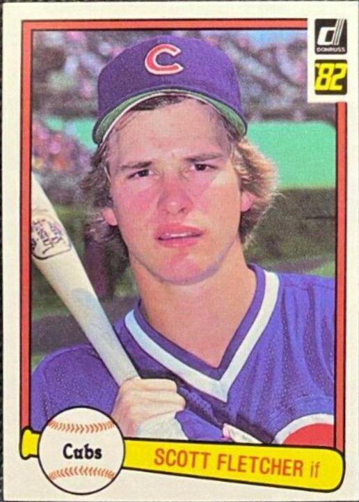 Scott Fletcher #554 Baseball Cards 1982 Donruss