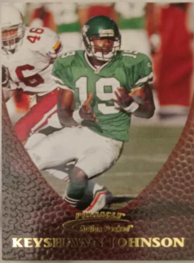 Keyshawn Johnson #19 Football Cards 1997 Pinnacle Action Packed