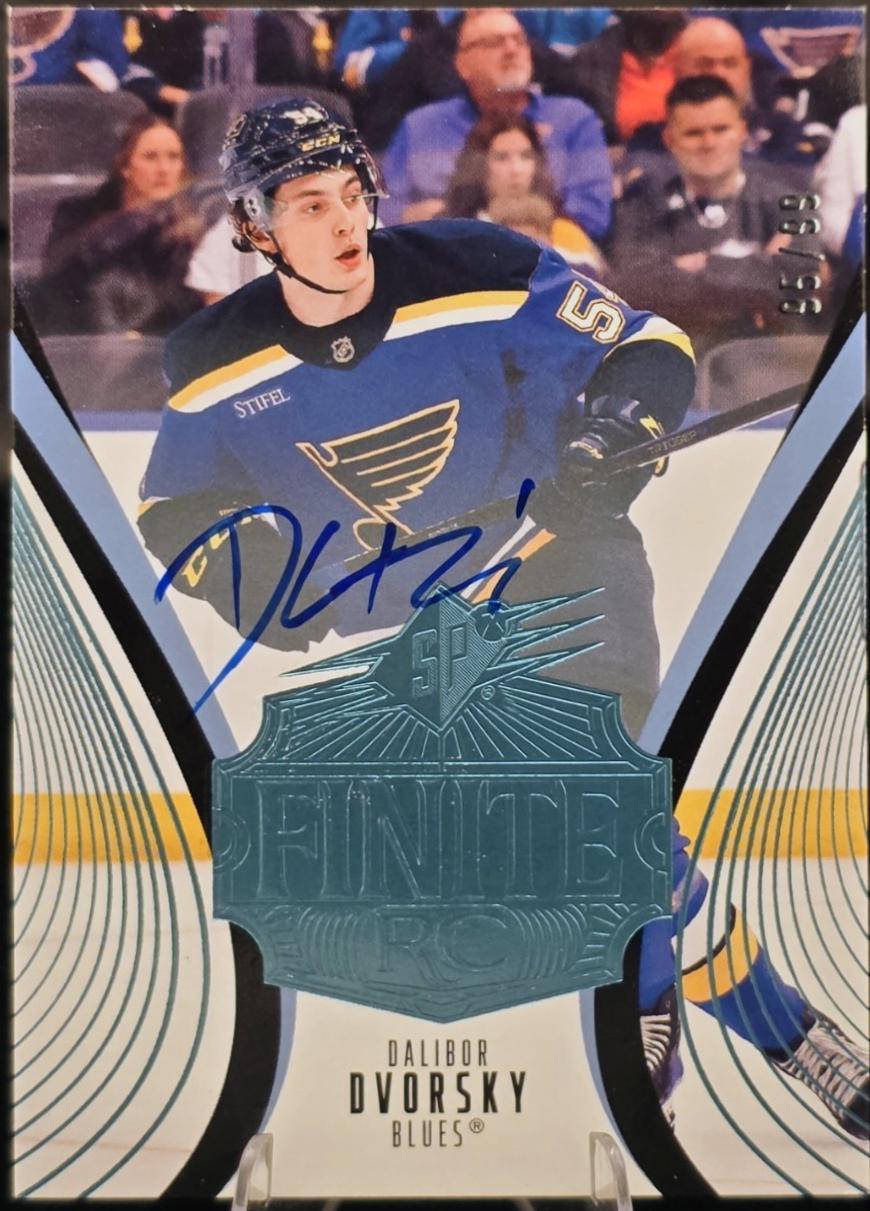 Dalibor Dvorsky #44 2025 Spx Finite Autograph Hockey