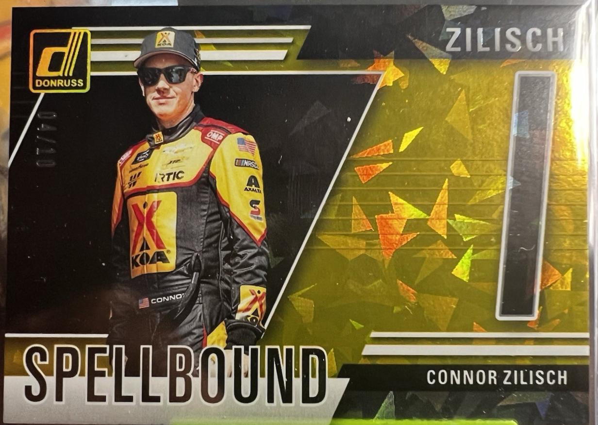 Connor Zilisch [Gold Ice] #37 Prices | 2025 Panini Donruss NASCAR ...