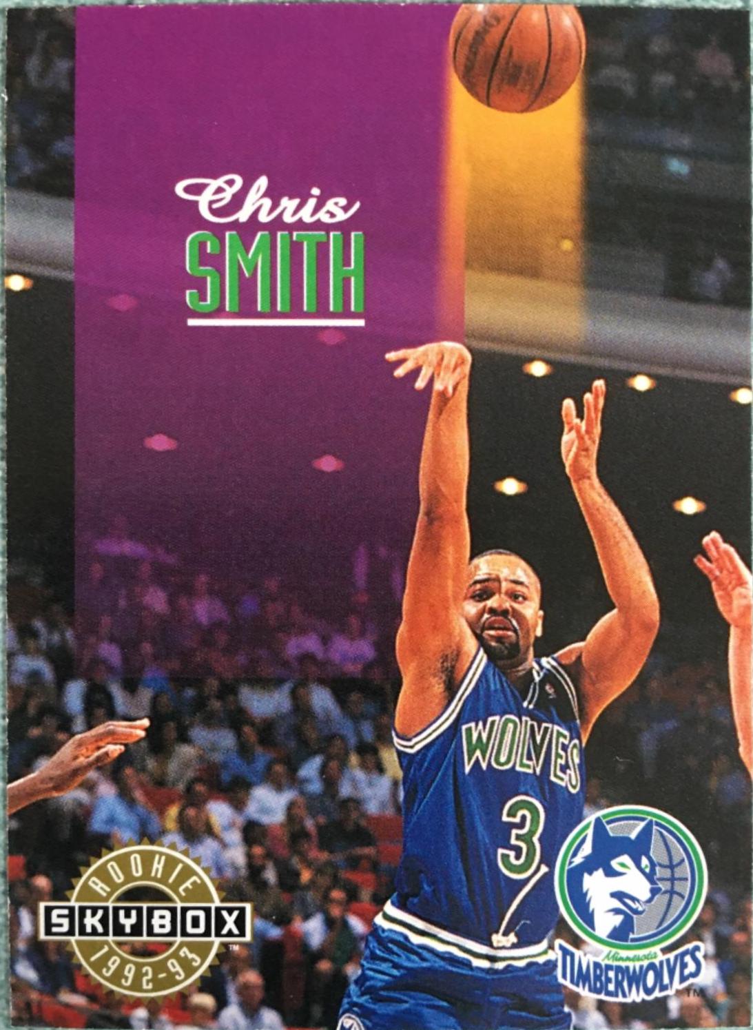 Chris Smith #371 Basketball Cards 1992 Skybox