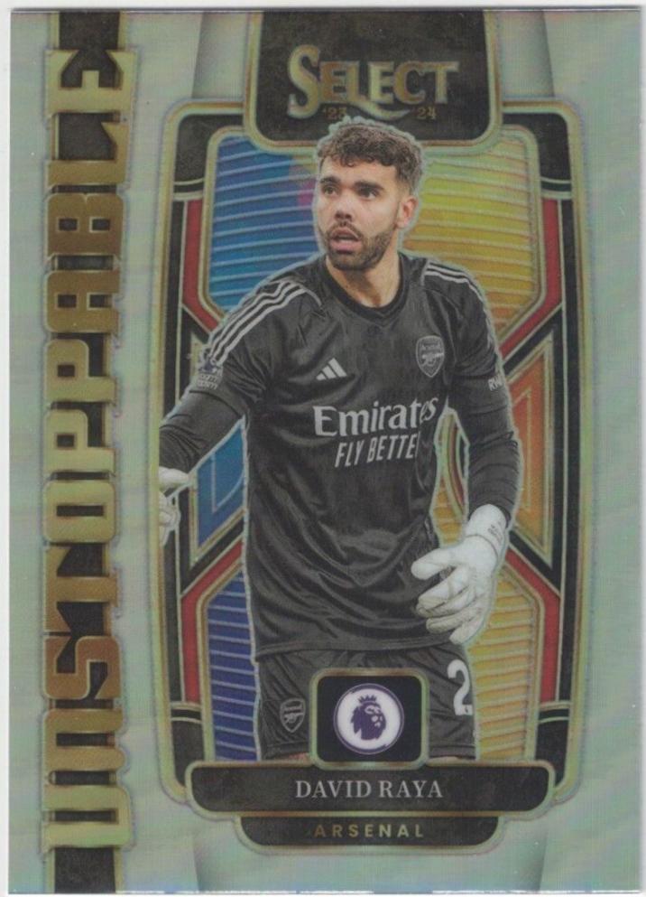 David Raya #2 Soccer Cards 2023 Panini Select Premier League Unstoppable