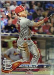 Harrison Bader #21 Baseball Cards 2018 Topps