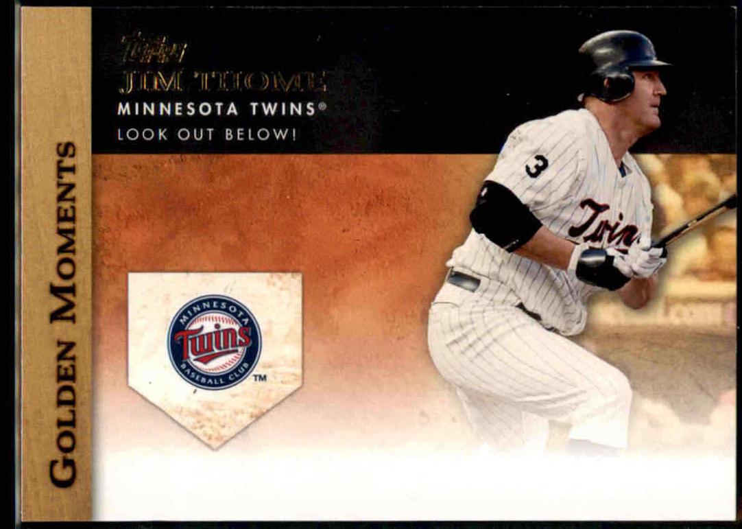 Jim Thome #GM-44 2012 Topps Golden Moments Baseball
