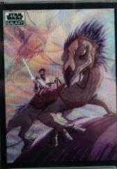 Obi-Wan Kenobi & Boga #77 Star Wars 2022 Topps Galaxy Chrome