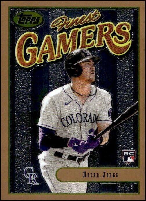 Nolan Jones #75 2023 Topps Finest Flashbacks Baseball