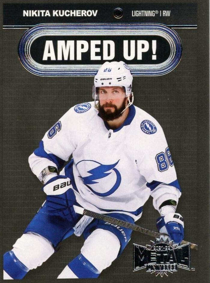 Nikita Kucherov #AU-6 Hockey Cards 2021 Skybox Metal Universe Amped Up