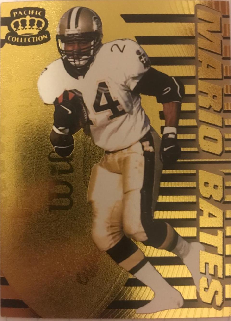 Mario Bates #P-89 1996 Pacific Dynagon Football