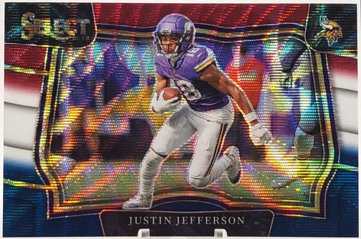 Justin Jefferson [Tri Color] #401 Prices | 2022 Panini Select ...