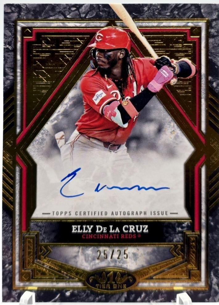 Elly De La Cruz #BA-ED Prices | 2025 Topps Tier One Base Autograph