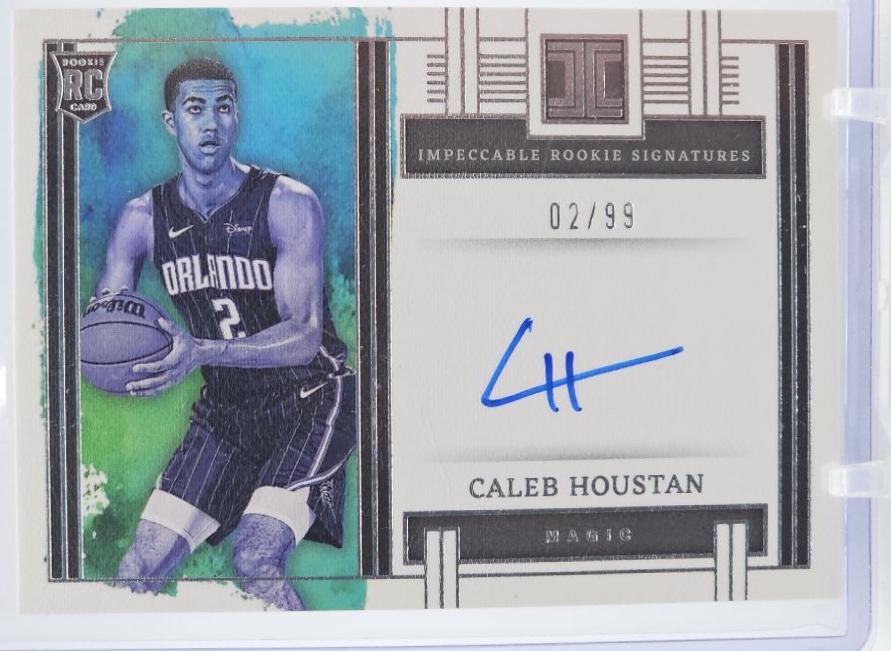 Caleb Houstan #RA-CHT 2022 Panini Impeccable Rookie Autograph Basketball
