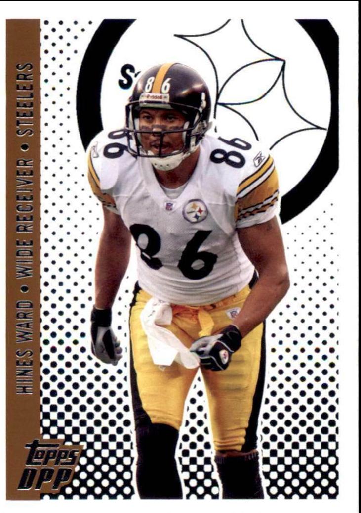 Hines Ward #83 2006 Topps Draft Picks & Prospects Football