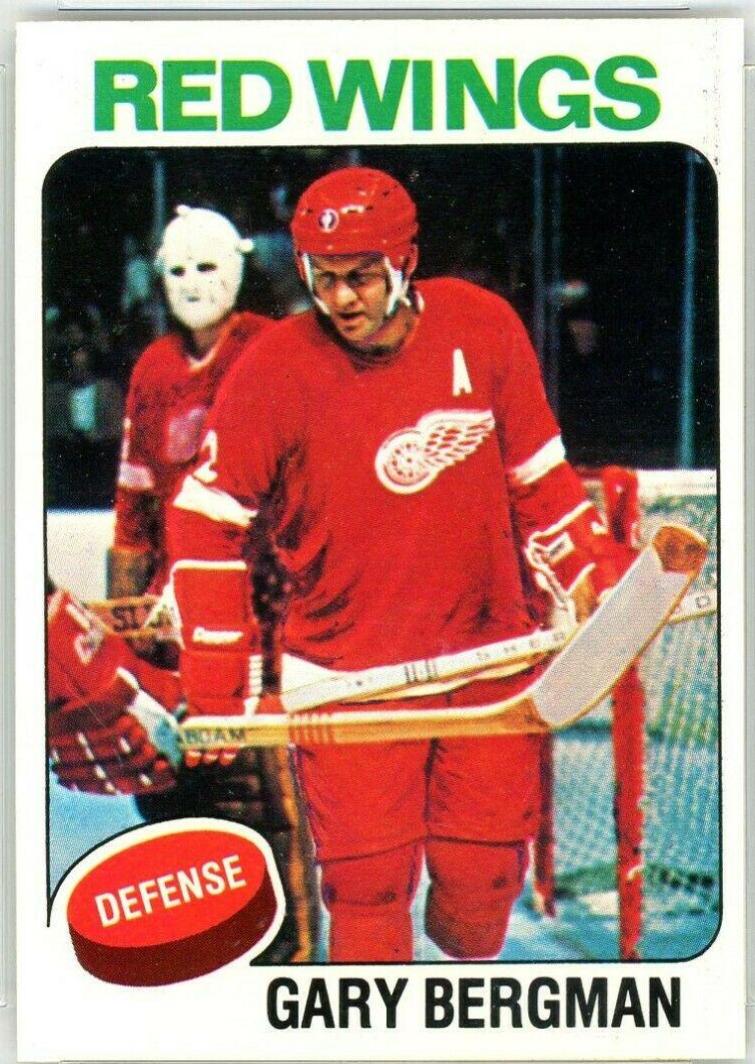 Gary Bergman #236 1975-76 Topps Hockey