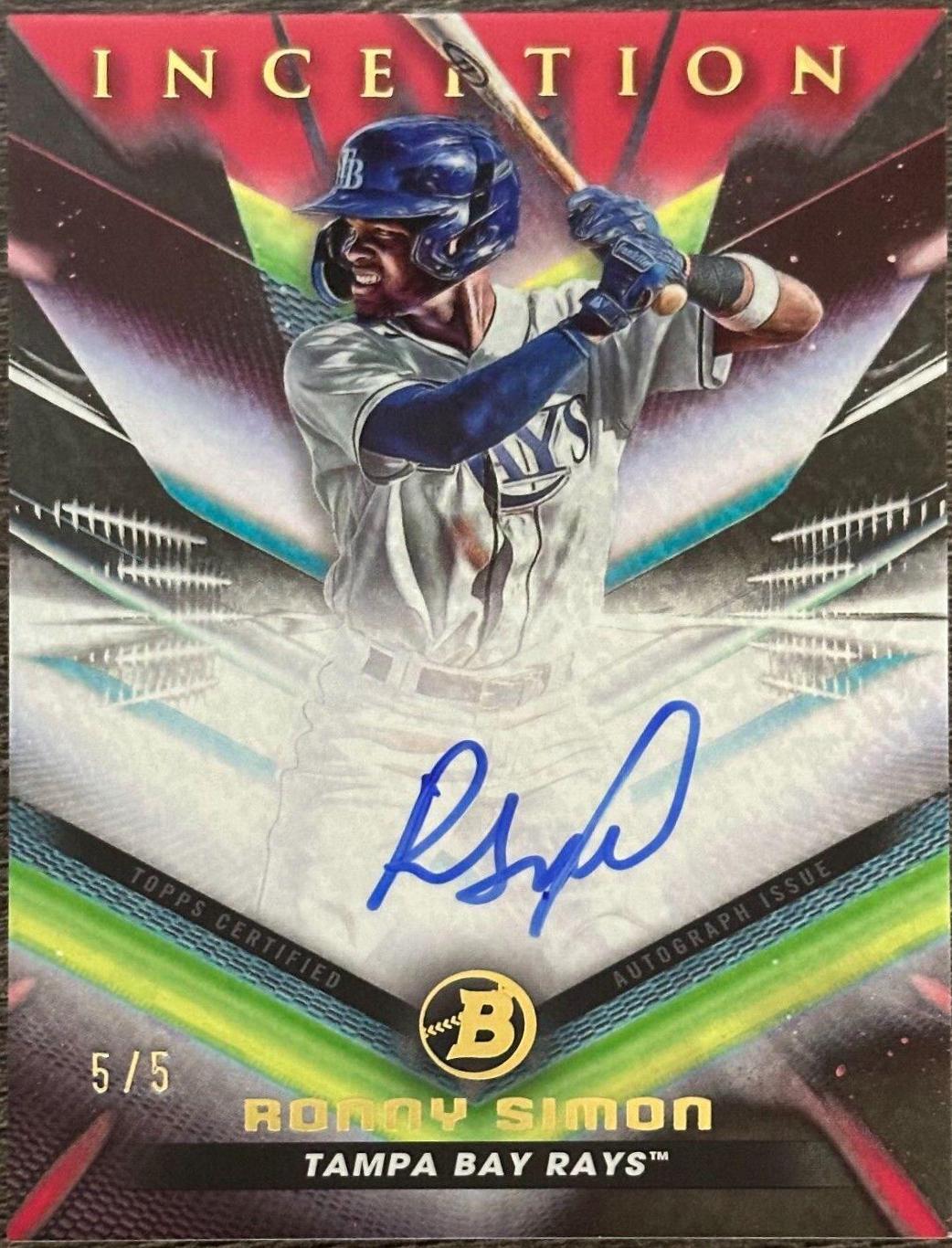 Ronny Simon [Red Shimmer Foil] #BPA-RS