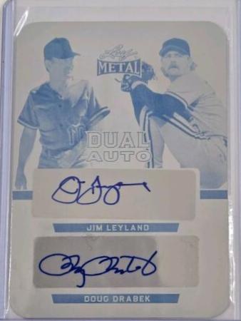 Jim Leyland / Doug Drabek [Galaxy Prismatic] #DA-16