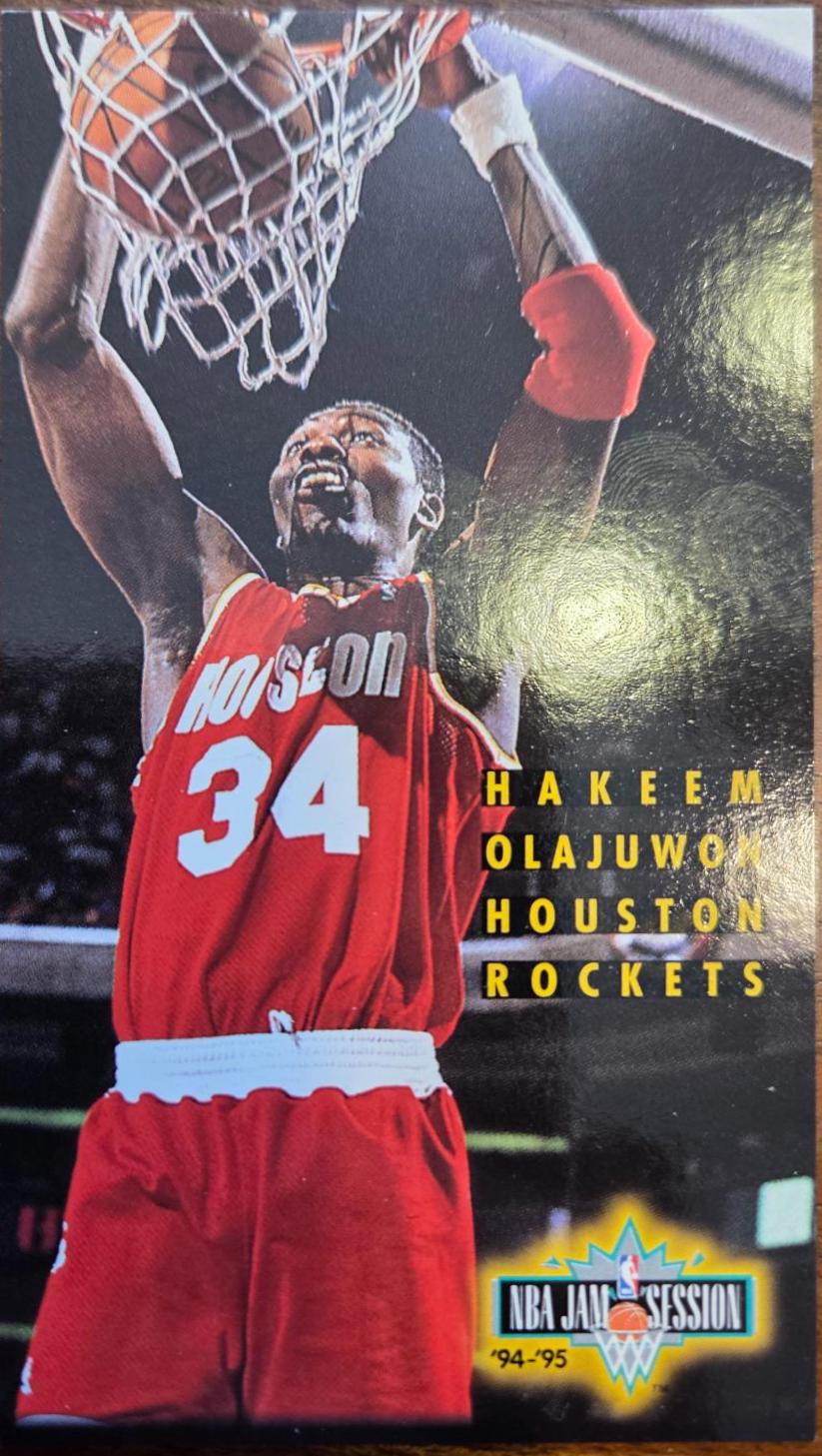 Hakeem Olajuwon #73 1994 Fleer Jam Session Basketball