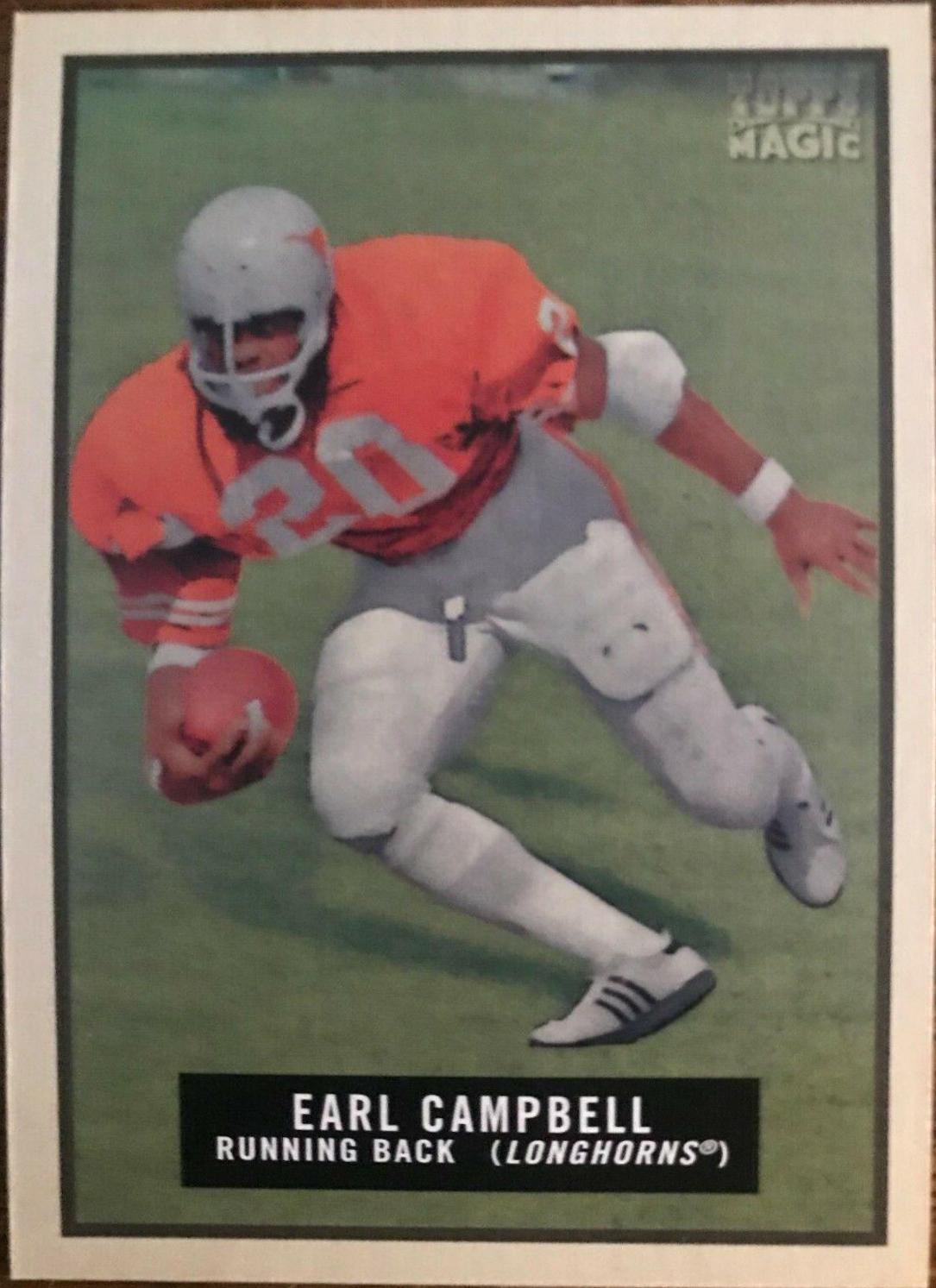 Earl Campbell #28 Football Cards 2009 Topps Magic