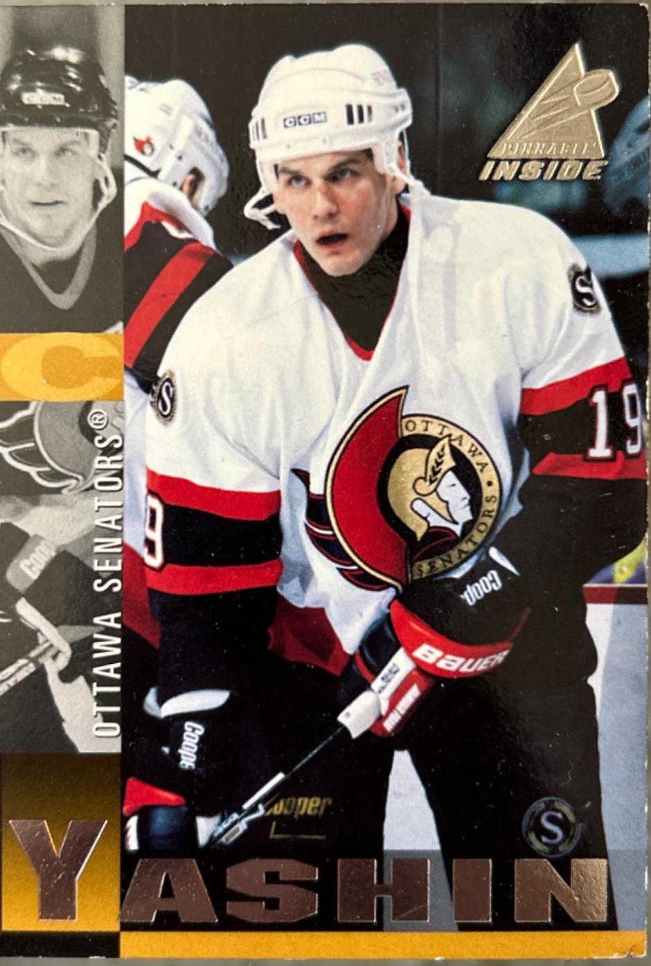 Alexei Yashin #57 Hockey Cards 1997 Pinnacle Inside