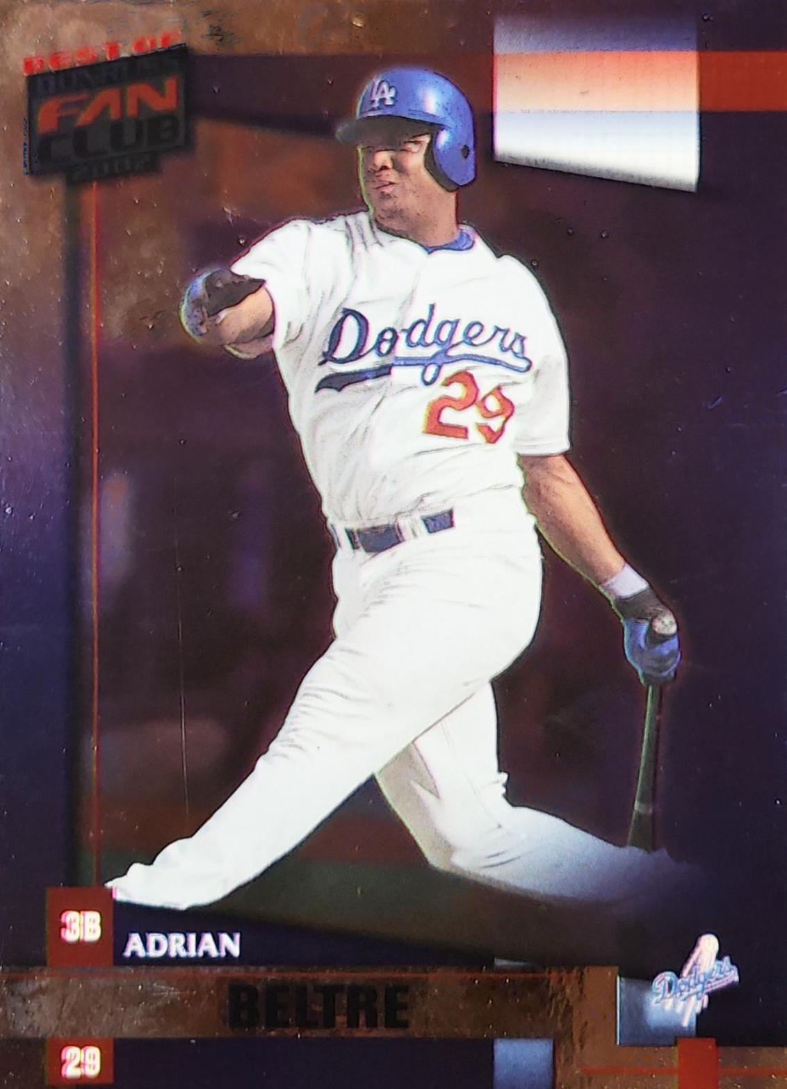Adrian Beltre #87 2002 Donruss Best of Fan Club Baseball