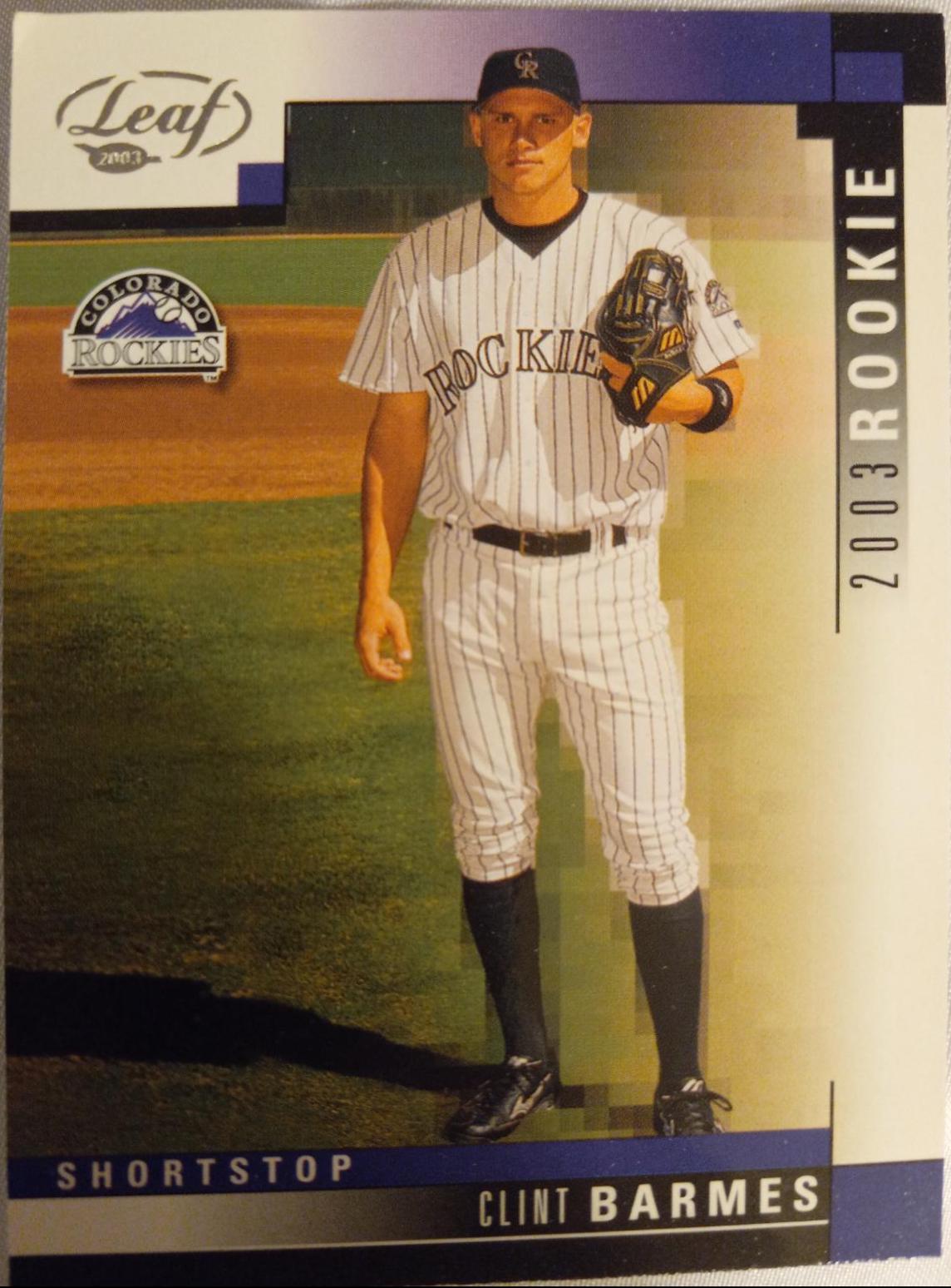 Clint Barmes #293 Baseball Cards 2003 Leaf