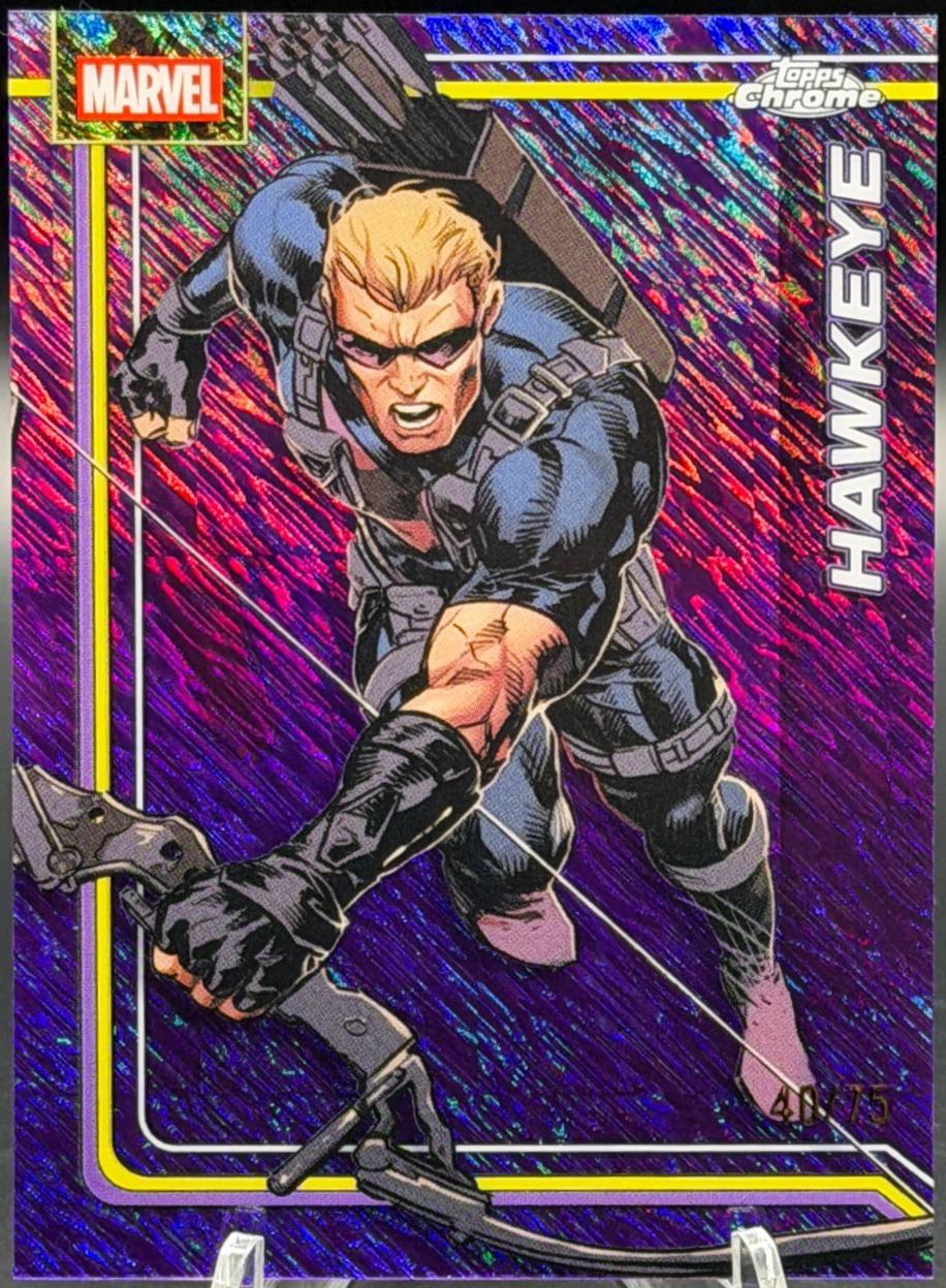 Hawkeye Purple Shimmer Refractor