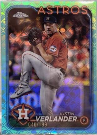 Justin Verlander [Logofractor Aqua] #291
