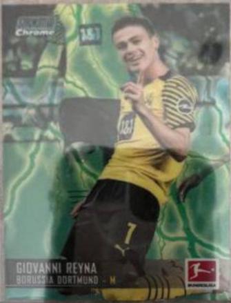 Giovanni Reyna #29 Soccer Cards 2021 Stadium Club Chrome Bundesliga