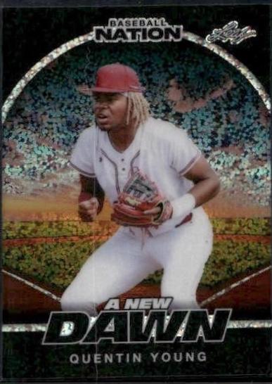 Quentin Young #NB-83 2025 Leaf Baseball Nation New Dawn