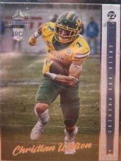 Christian Watson #118 2022 Panini Luminance Football