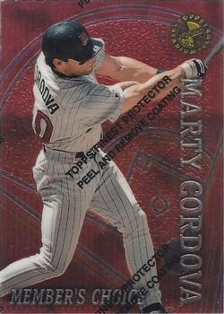 Marty Cordova #47 Baseball Cards 1996 Stadium Club Members Only 50
