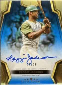 Reggie Jackson  [Blue] #FSA-RJA