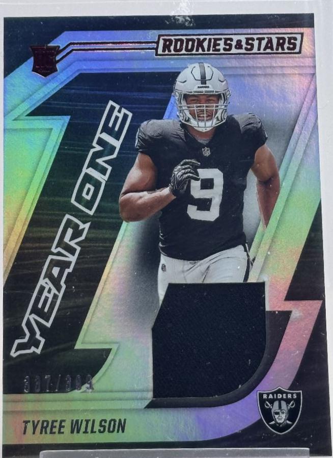 Tyree Wilson #YO-TW Football Cards 2023 Panini Rookies & Stars Year One