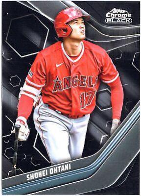 Shohei Ohtani #2 Baseball Cards 2023 Topps Chrome Black