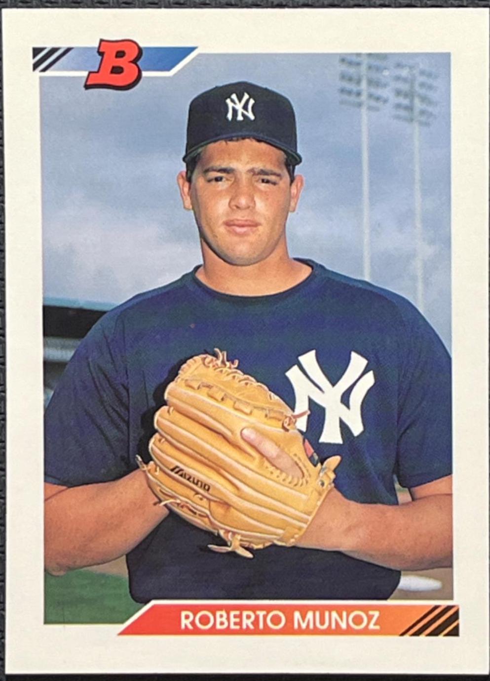 Roberto Munoz #523 Baseball Cards 1992 Bowman